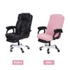 SARAFLORA Office Chair Covers- Medium, Pink- Removable Computer Chair Cover