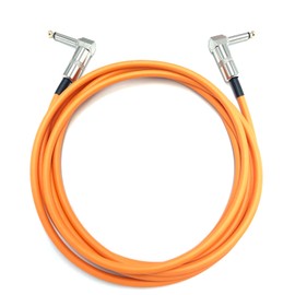 KMsound Canare GS-6 Shielded Cable, Orange, 3.3 - 16.4 ft (1 - 5 m) [L-L/L-S/S-S] Plug Variation Selection Made in Japan (L-L Plug, 6.6 ft (2 m)