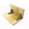 2pcs Stainless Steel 90 Degree Folding Shelf Hinge Bracket Hidden