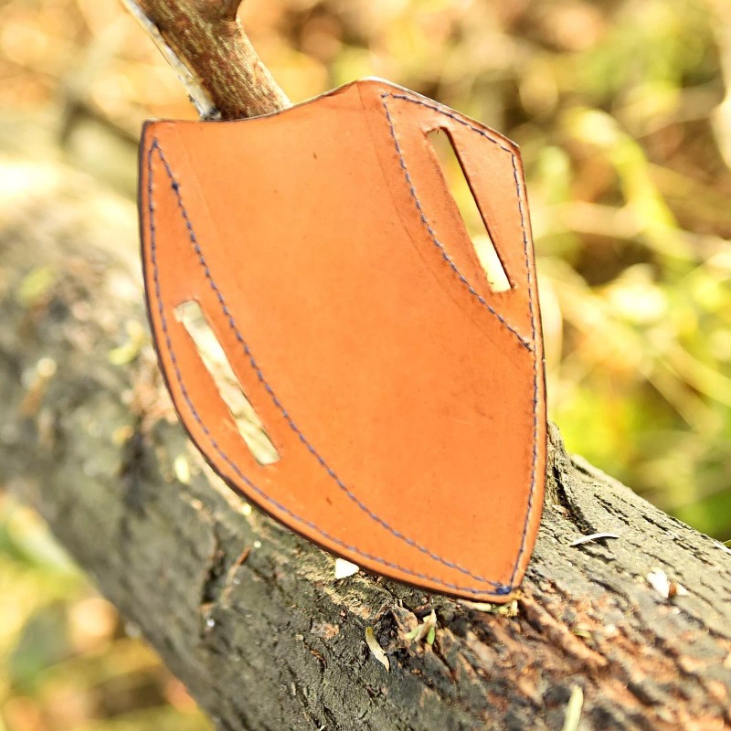 Handmade Sheath USA EDC Pancake Folding Blade & Fixed Blade