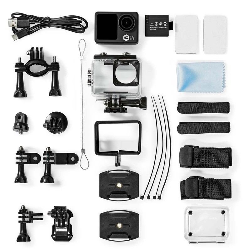 Nedis Action Cam | 4K@30fps | 16 MPixels | Waterproof