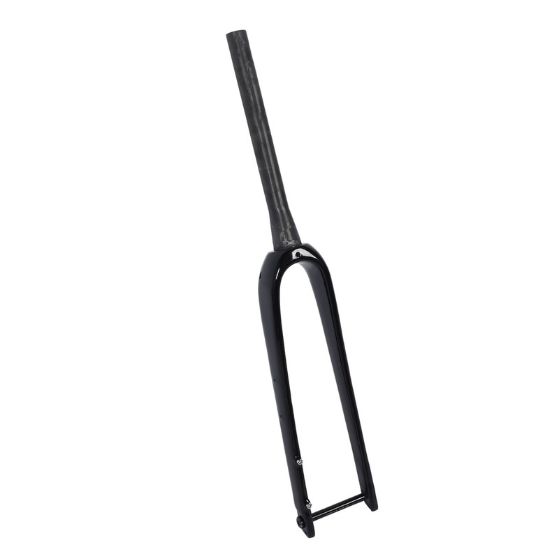 Road Bike Fork Carbon Fiber Hard Tapered Tube Lightweight Road