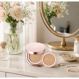 isoi skincare vegan cushion original + refill (SPF38) No. 21, 26g / 아이소이 스킨케어 비건 쿠션 본품+리필(SPF38) 21호, 26g