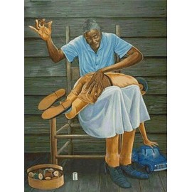 Old African Woman with Kids 500 Pieces Adult Jigsaw Puzzles Animal Challenge Puzzles Large Difficult Puzzles Children's DIY Toy Gifts for Home Decor