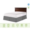 Vivacious Bedding Premium 800TC Split Corner Bed Skirt Grey King