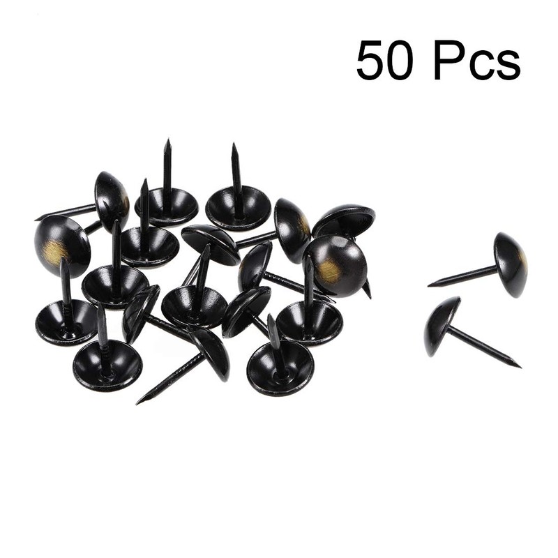 sourcing map Upholstery Nails Tacks 11mm Head Dia 17mm Length