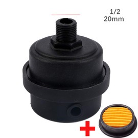 Air Compressor Silencer Filter Metal Air Compressor Intake Filter Sound Muffler Silencer 1/2" 1PCS
