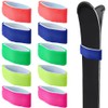 CREATCABIN 10Pcs Ski Strap Fasteners Adjustable Ski Wraps Ties EVA
