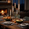 Gold 5 Arm Candelabra Candle Holder, Metal Taper Candle Stand