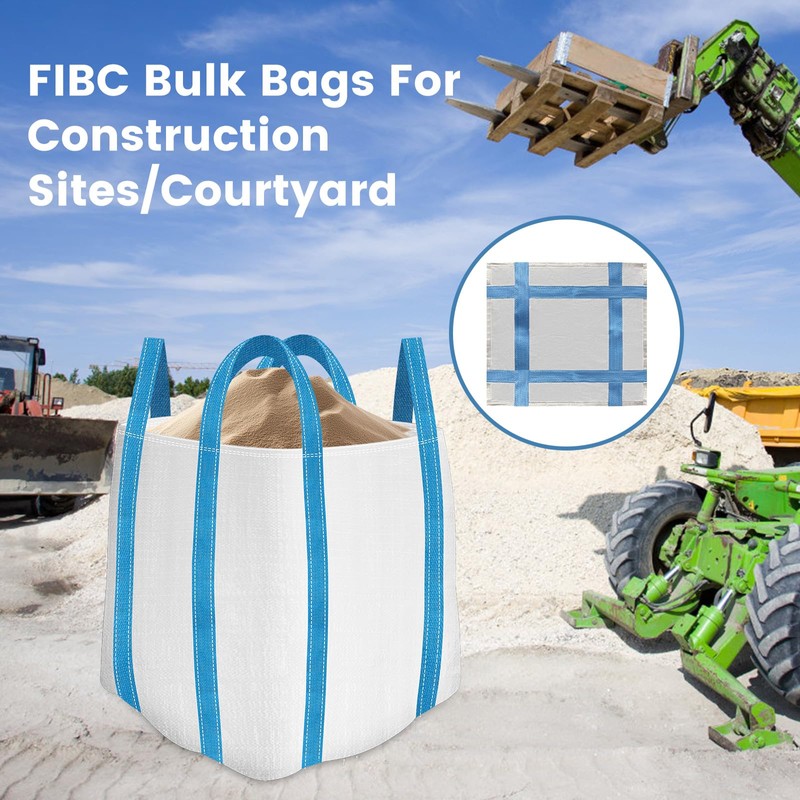 FIBC Bulk Bag, 1 Ton Bag, 35"L x 35"W x