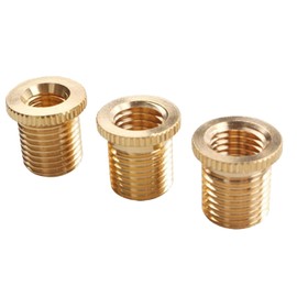 Shift Lever Screws, Car Shifting Thread Adapter, Pack of 3, Caliber Conversion Adapter, Aluminum Alloy Adapter, Retainer, Replacement Screws, Shift Knob Adapter, Universal Car Shift Lever Screws, 3