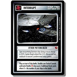 Decipher Star Trek CCG 1E BOG Blaze of Glory Attack Pattern Delta GU36