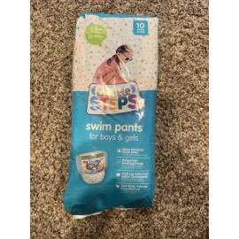 Gentle Steps Swim Pants/Diapers For Boys & Girls Size L (32-40 Pounds) Large 10