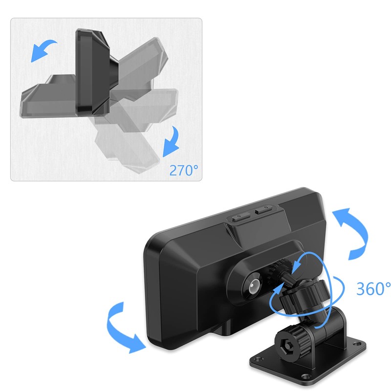 M60 Car Inclinometer for for Off-Road SUV Vehicles, MPH KMH