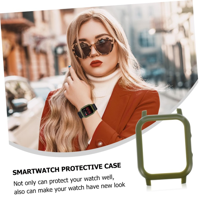 jojofuny 3pcs Stylish Pc Protective Cover Case for Millet Smartwatch