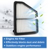 CA12051 CF11182 Engine and Cabin Air Filter Set with Activated