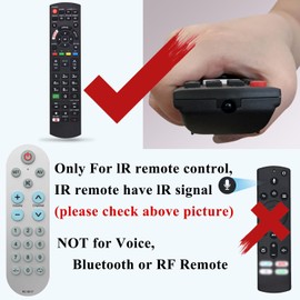 FOXRMT Learning Universal TV Remote Control, Big Button Universal TV Remote for Seniors/Olders with Backlit