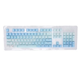 Keyboard Keycaps 104 Keys Two Color Translucent PBT Material Ergonomic Design Computer Accessories