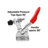 Runseaway 5Pcs Toggle Clamp 201A, 60 lbs Holding Capacity, Anti-Slip