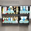 ZHILIN5A Pull out Cabinet Organizer, Expandable(12"-20.5") Heavy Duty Slide out