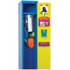 Merangue Hanging Fabric Locker Shelf with Pockets, Color May Vary