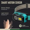 Mossy Oak 600 Lumens LED Headlamp, Dual Power Source, Motion
