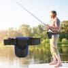 Lightweight Waist Fishing Rod Holder Oxford Fabric Belt Strap Angling