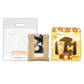 Styleneo Hand Cream, Present, Popular, Women's Petit Pla, Mini Size, Flower A, Happy Birthday Message Card