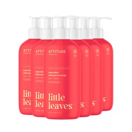 ATTITUDE Body Lotion for Kids, EWG Verifed Moisturizer, Dermatologically Tested, Plant and Mineral Based Cream, Vegan, Mango, 16 Fl Oz (Pack of 6)