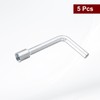HARFINGTON 5pcs l Shaped Angled Open Hex Socket Wrench 10mm