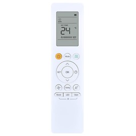 ZWP RG10A / RH10B Replacement Remote Control fit for Midea A/C Air Conditioners MAW08V1QWT, MAW10V1QWT, MAW12V1QWT RG10A BGEF RG10A(B2S)/BGEF（No Backlit）