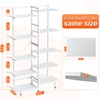 Aquzee Large Purse Rack Stand, 5 Tier Purse Display Shelf,
