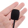 30Pcs Mini Size Lapel Headset Mic Foam Covers, Foam Microphone