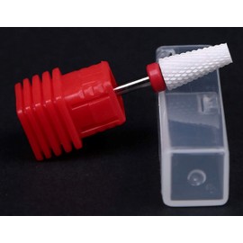 Natural Nails Ceramic Cutter for Nail Cutter Manicure, Pedicure, Nail Polish, Acrylic Nails and Gel Nails Rotary File Fine Grit