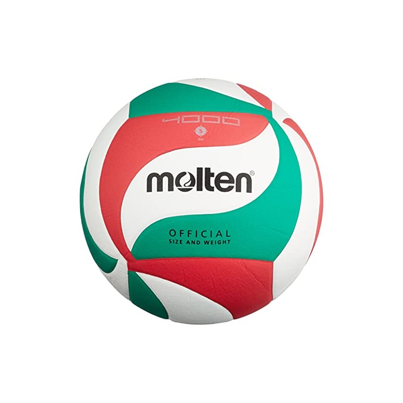 Molten Volley Ball - 5, White/Green/Red