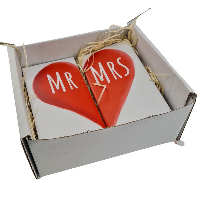 Mr and Mrs 4 Years Together - 4th Anniversary Ornament