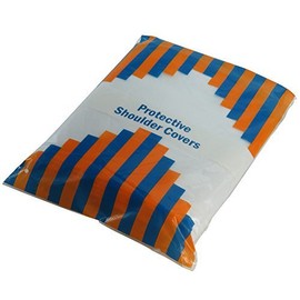 HANGERWORLD Breathable White Polypropylene Shoulder Covers (20 Pack, Suit / Dress / Sweater Protection)