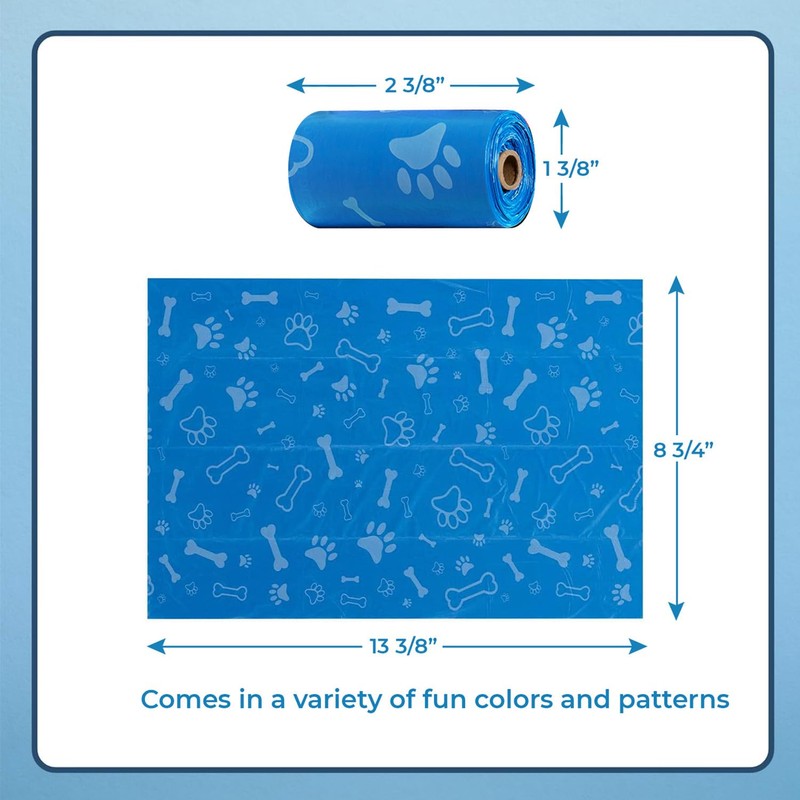 Best Pet Supplies Dog Poop Bags (360 Bags) for Waste