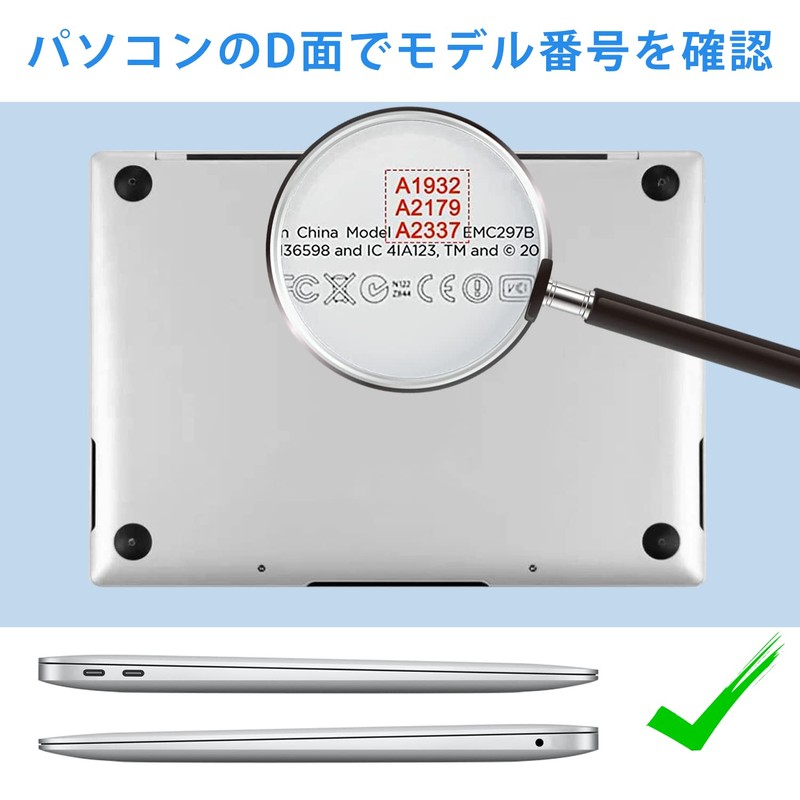 【M1 Chip Model】Haoea MacBook Air 13 Inch Case Cover Compatible