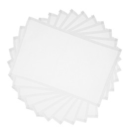 WOONEKY 10-Pack Marathon Race Bibs Blank Numbers for Marathons Sports Games Waterproof Bib Belts for Runners