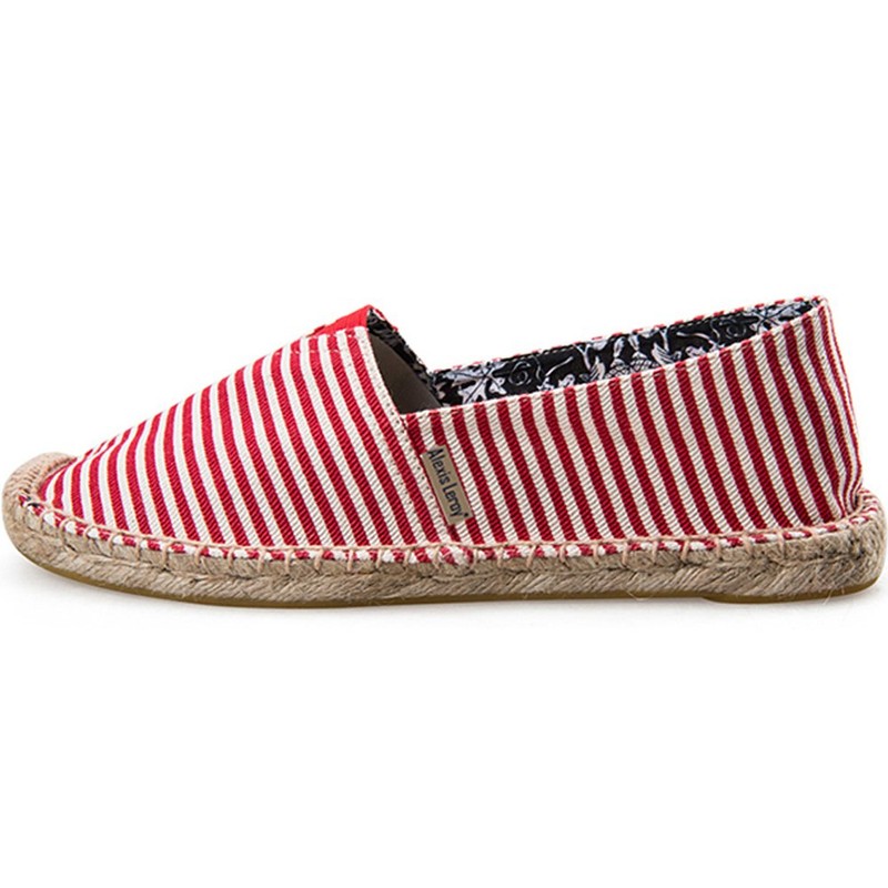 Alexis Leroy Women's Espadrilles Ballet Flats, red