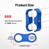 EVIL ENERGY Hose Separator Clamp, Fuel Line Mounting Clamp Aluminum