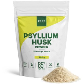 Psyllium Husk Powder 200g, High in Fibre (85%), Unflavoured, Vegan