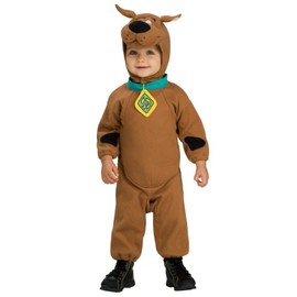 Scooby Doo Little Boys Deluxe 2 Piece Costume Set (2T) Brown