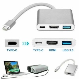 Universal USB Type C to HDMI HDTV TV Cable Adapter Converter Hub for Macbook Android Phone