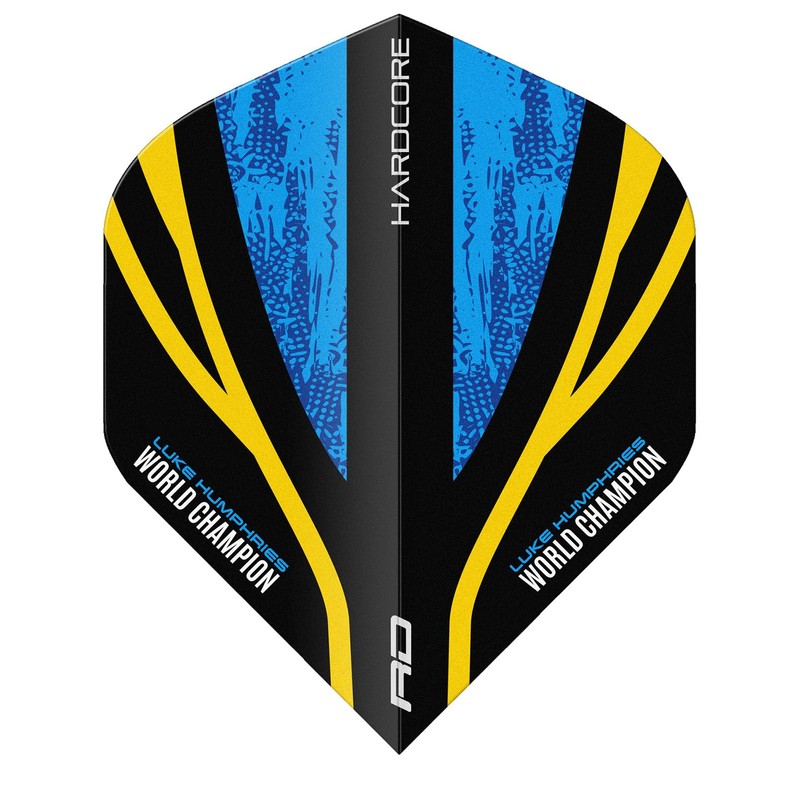 RED DRAGON Luke Humphries WC Hardcore Standard Dart Flights 3
