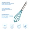 sourcing map Egg Whisk Stainless Steel Whisk Mixer Kitchen Utensil