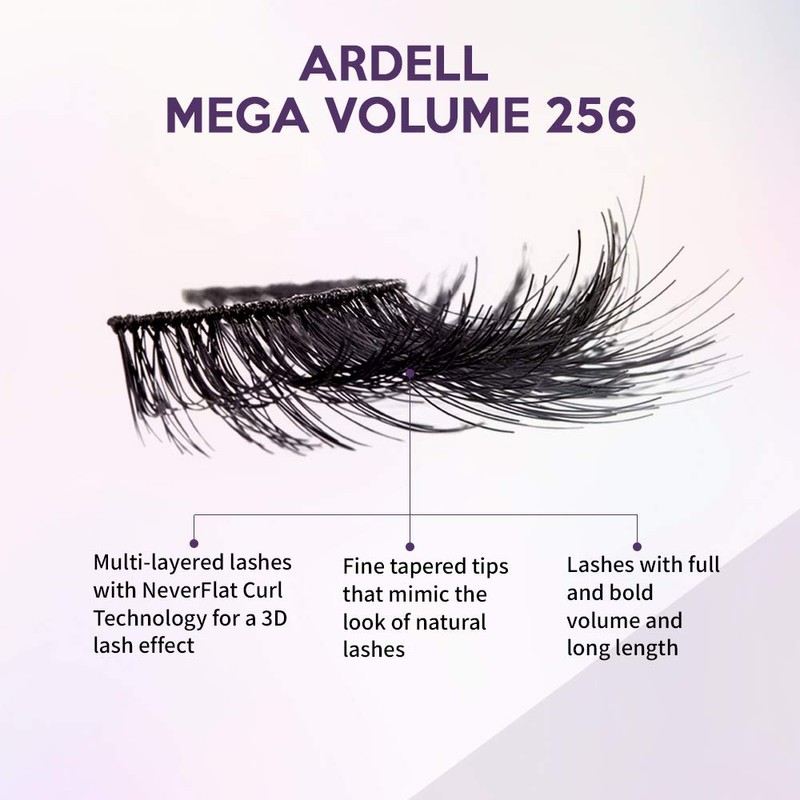 Ardell Mega Volume Lash 256 Multi-Layered False Lashes with Curl