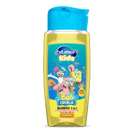 BLUMEN KIDS Shampoo Infantil 3 en 1 Bob Esponja Piña 500ml