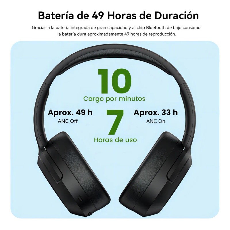 Edifier W820nb Plus Anc Audfonos -43db Cancelacin De Ruido Adaptativa